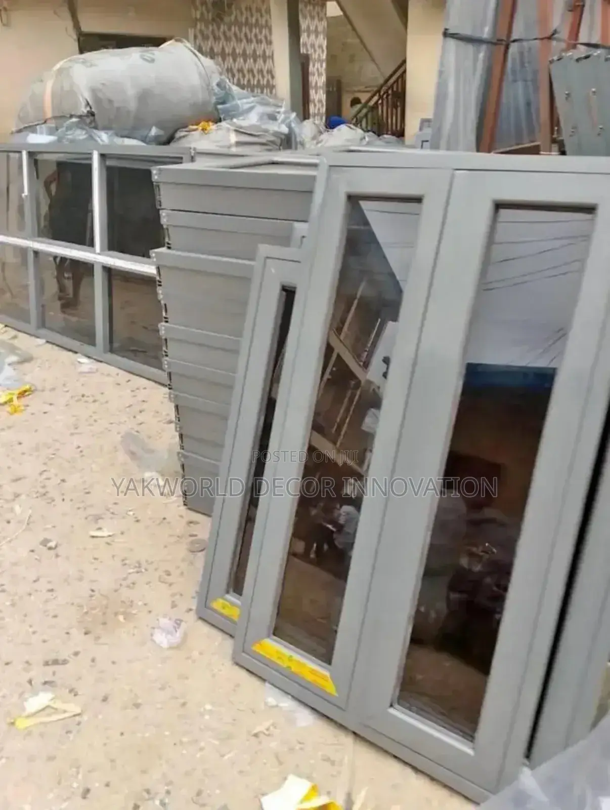 Aluminum Window With Buglary And Net