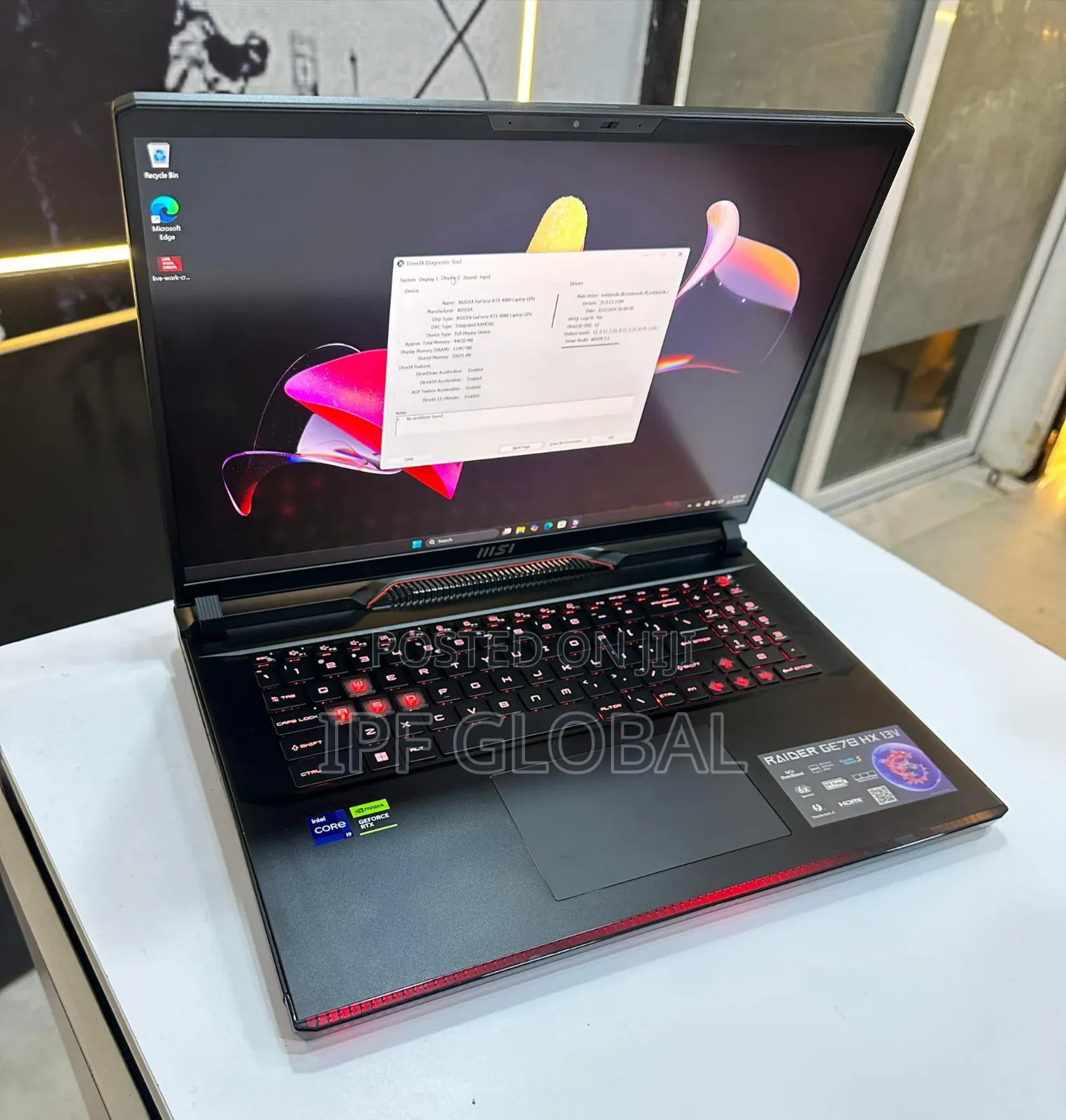 Laptop MSI Raider GE78HX 64GB Intel Core i9 SSD 1T