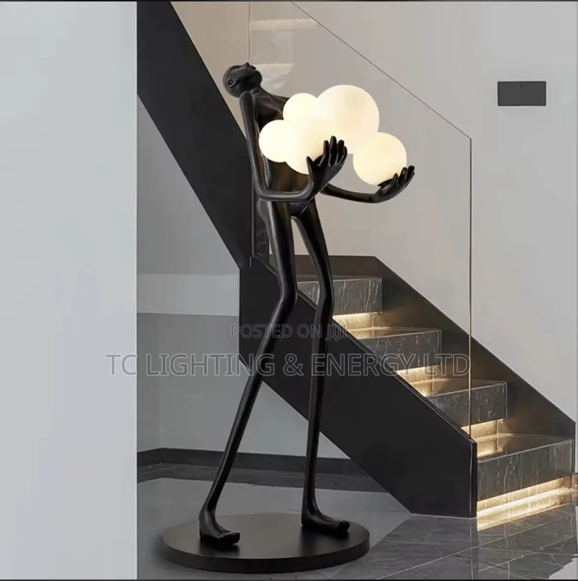 Human Sculpture Black