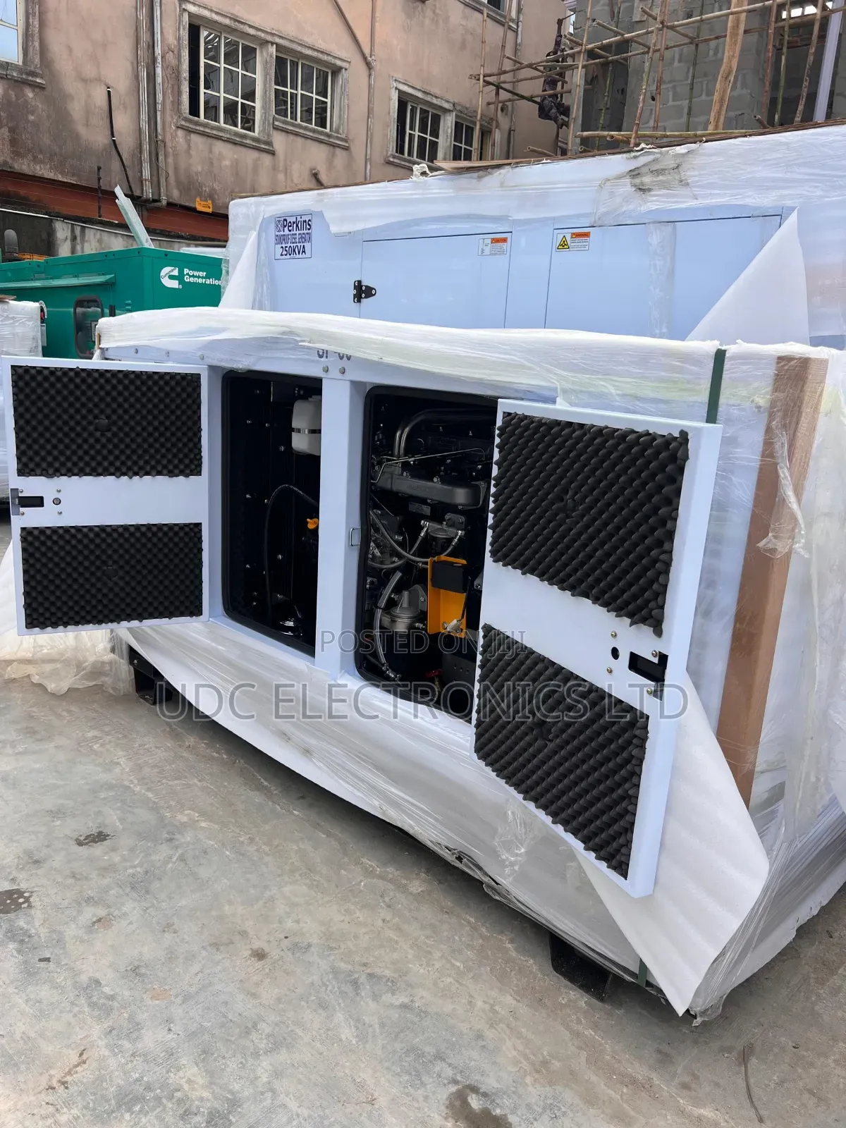 Original Perkins 15kva Soundproof Diesel Lister