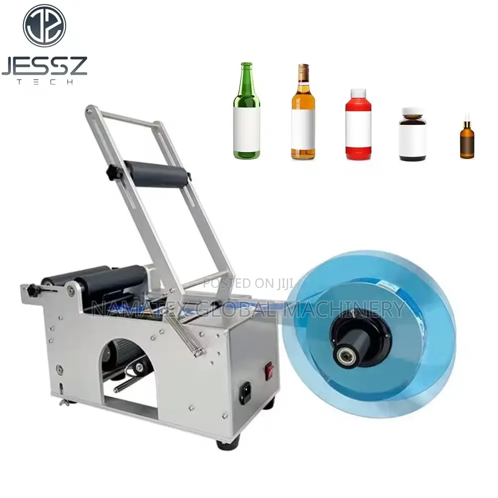 Semi-Auto Round Bottle Labelling Machine