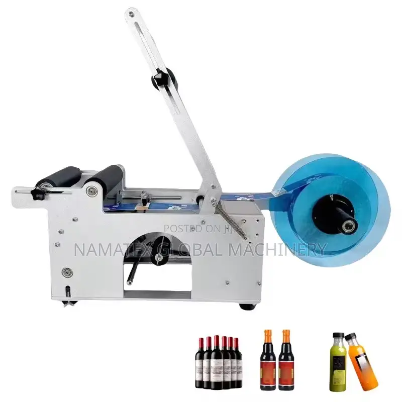 Semi-Auto Round Bottle Labelling Machine