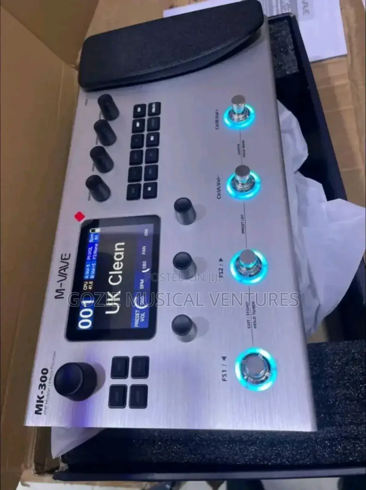 M_ Vave M-K 300 Multi Effect Pedal Processor With Sound.