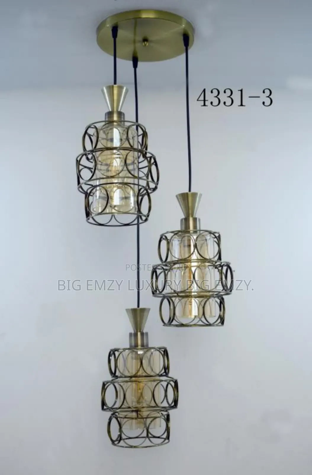 Incandescent Pendant Lights.