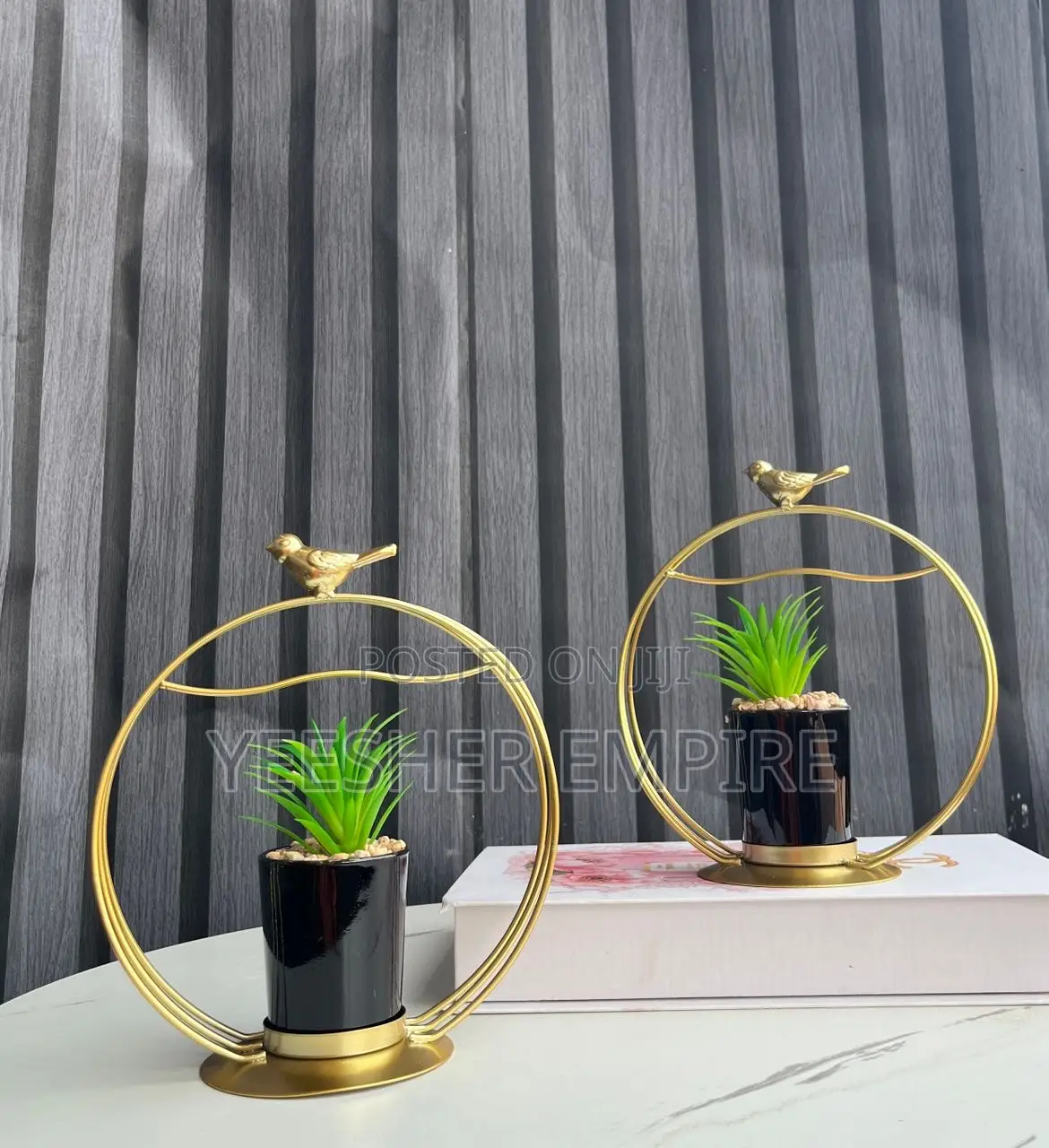 Caged Table Flowers
