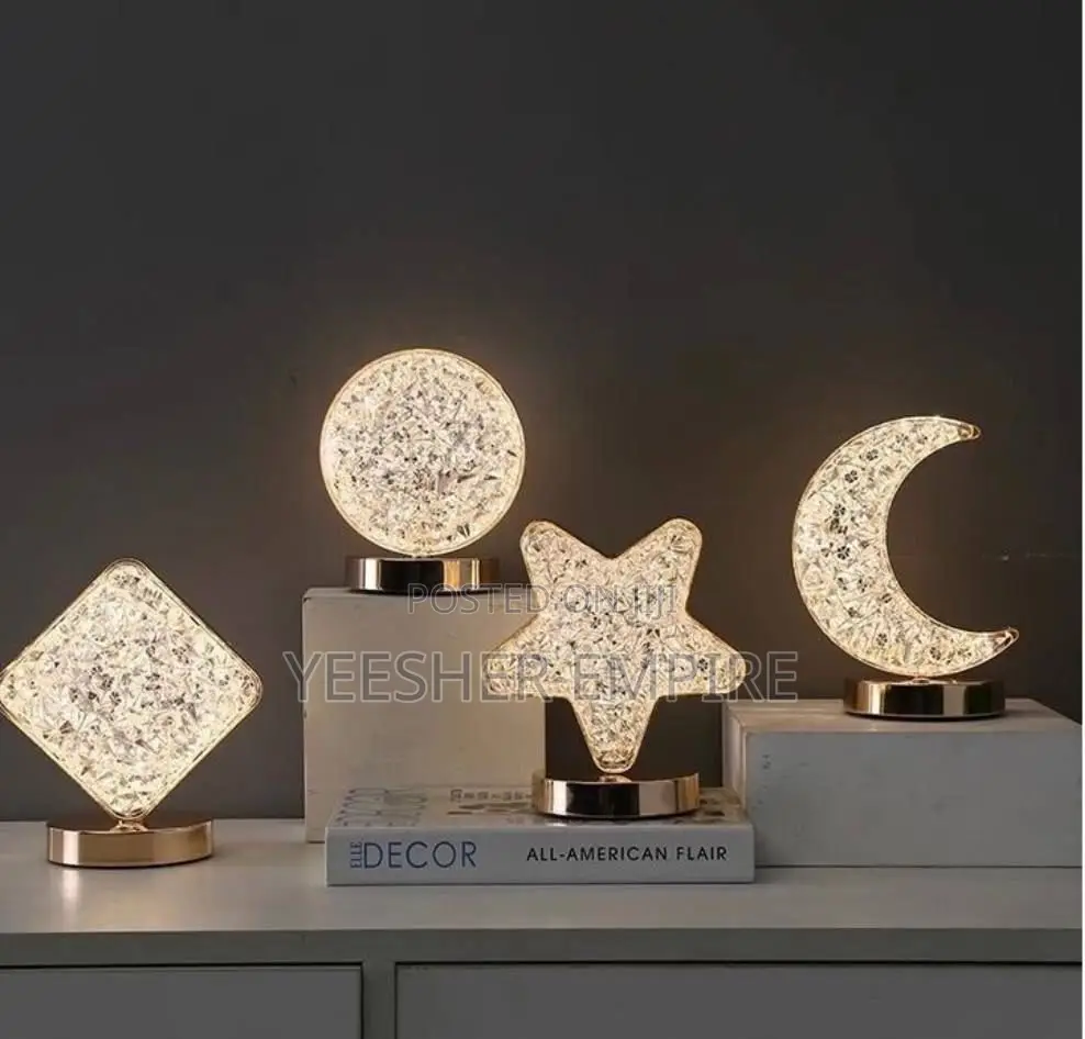 Crystal Lamp Home Decor