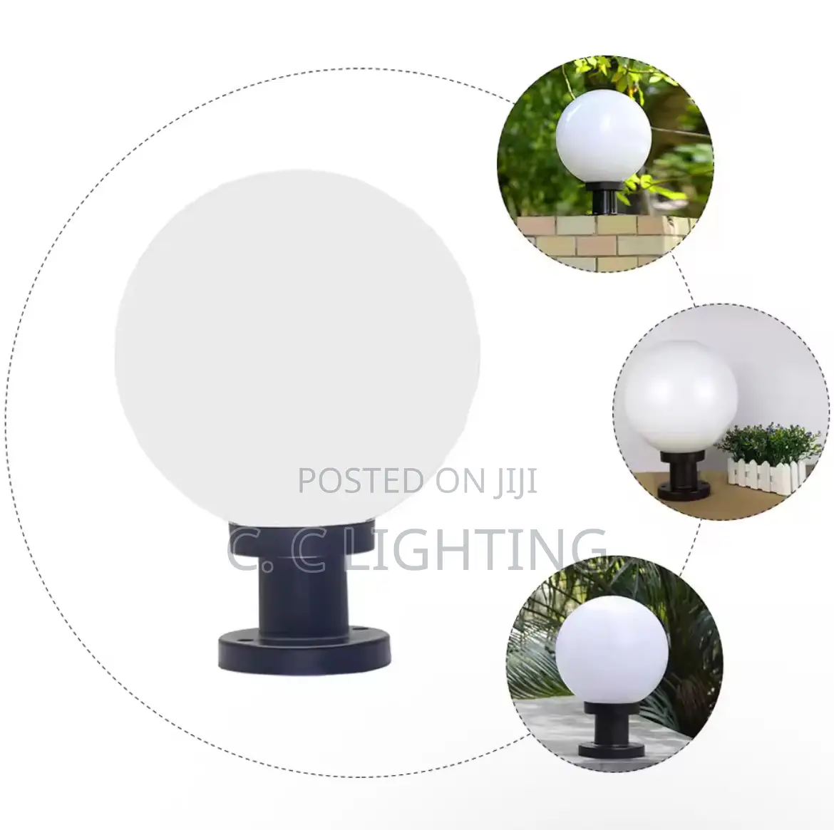 Fence Lampshade Outdoor Post Li