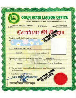 State of Origin Certificate Processing — Fast Genuine
