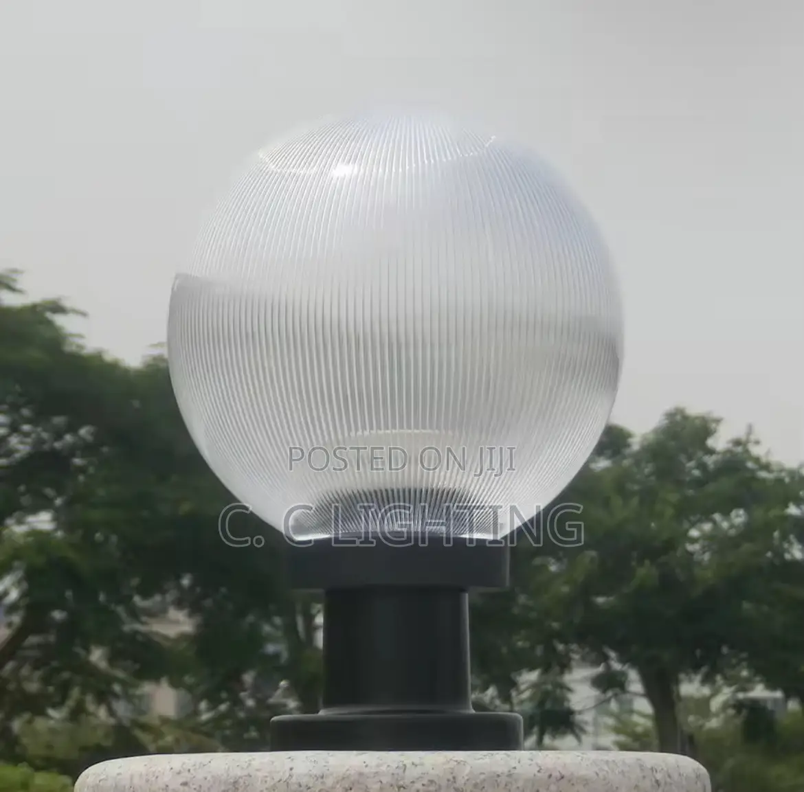 Pillars Standing Outdoor Waterproof Ball Shape Light Sphere Light