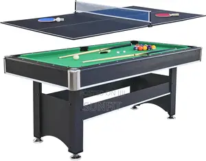 2 in 1 Combo Pool Table Tennis Table Lite (6 Foot) (Foldable)