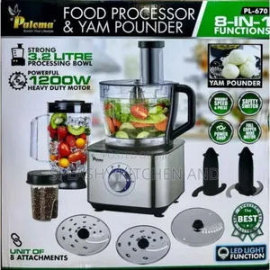 Paloma Food Processor and Yam Pounder 1200wtts 8 in 1
