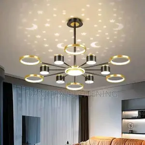 Nordic Glass Ball Light, Led Ceiling, Living Room Chandelier, Bedr
