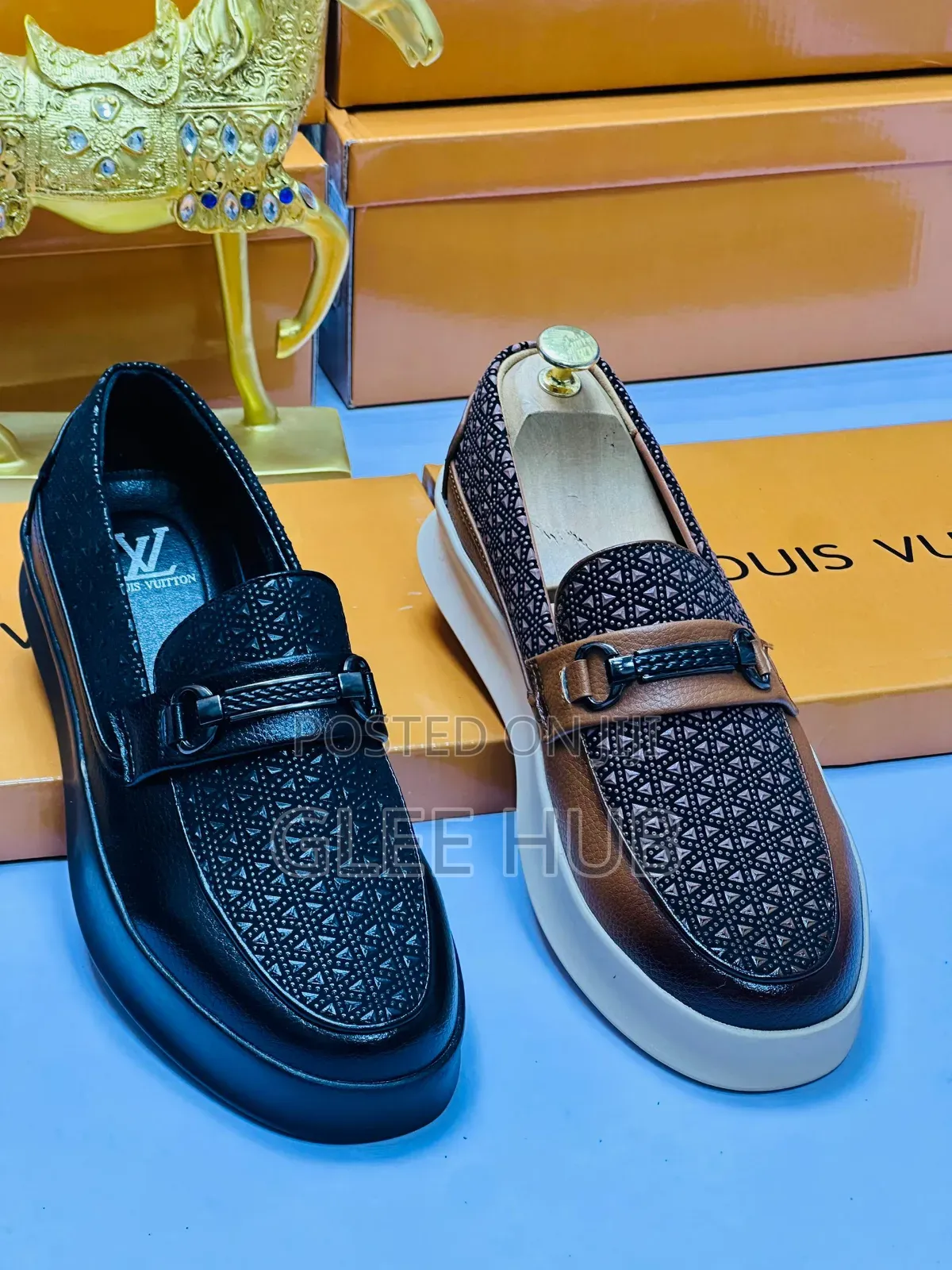 Lv Faux- Studded