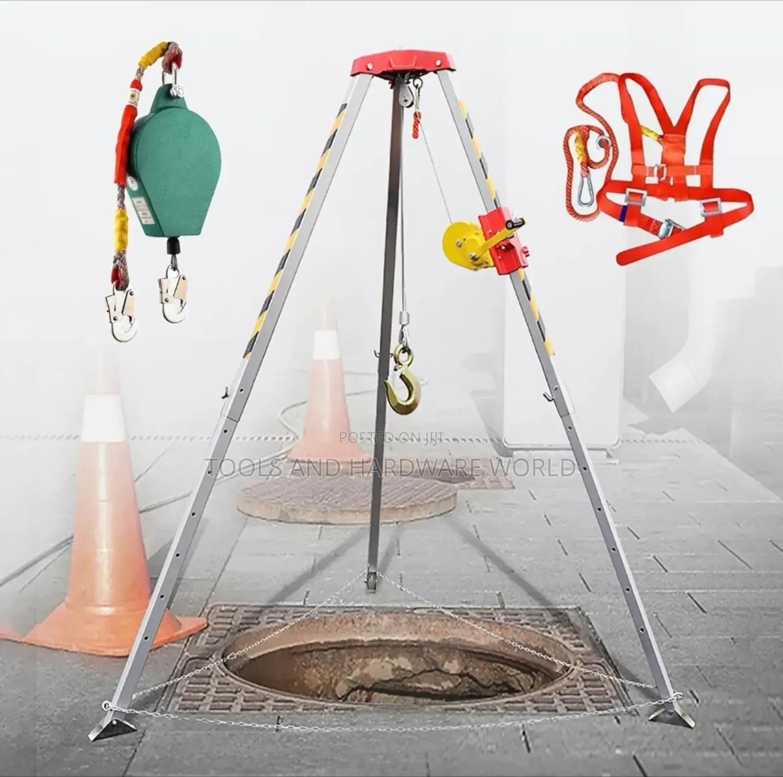 Space Rescue Tripod Kit/Manhole Lift