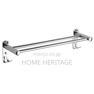 Double Towel Rail With Hook
