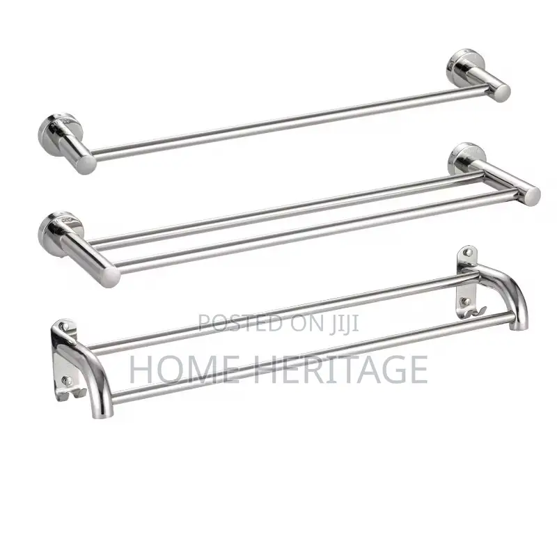 Double Towel Rail With Hook