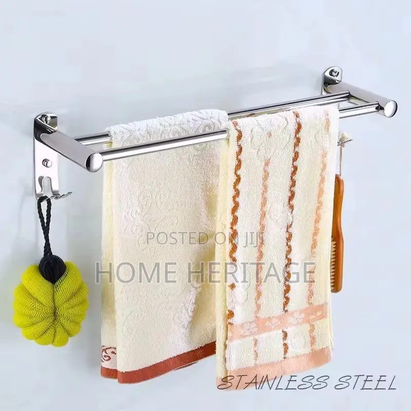 Double Towel Rail With Hook