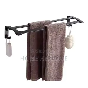 Double Towel Rail With Hook
