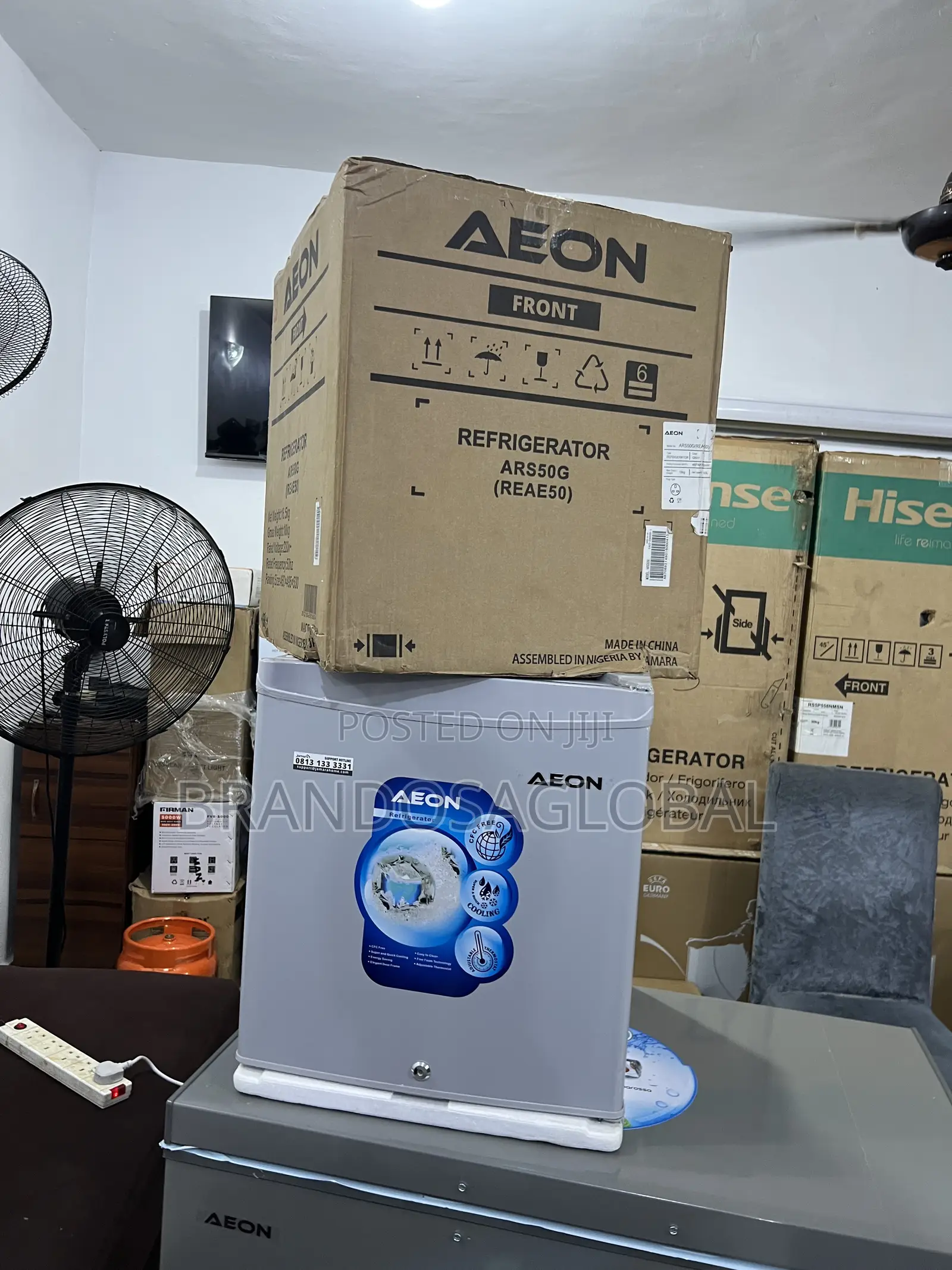 Aeon 45l Ars50g Bedside Drink Chiller Fridge