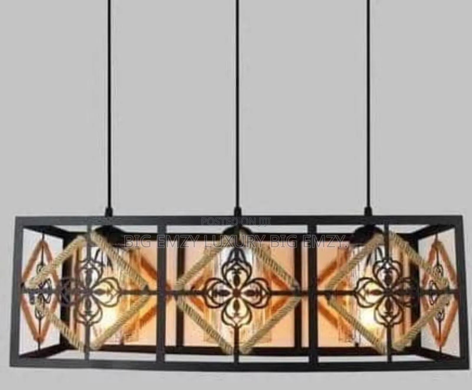 Triple Glass Pendant Lights M