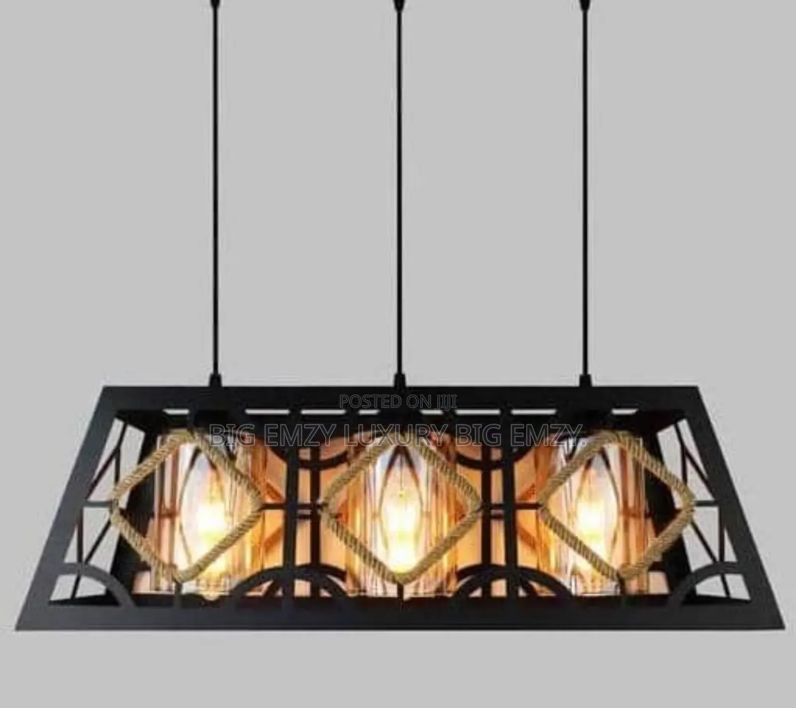 Triple Glass Pendant Lights M