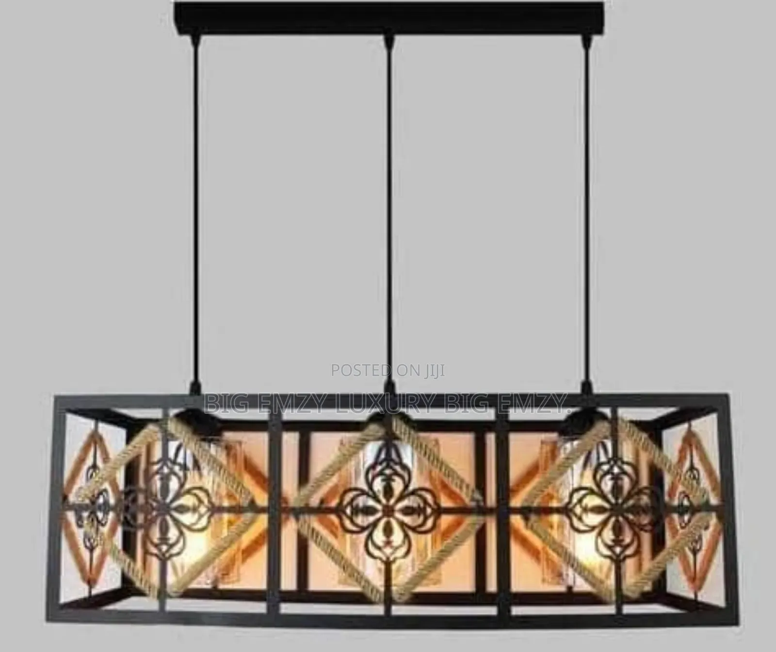 Triple Glass Pendant Lights M