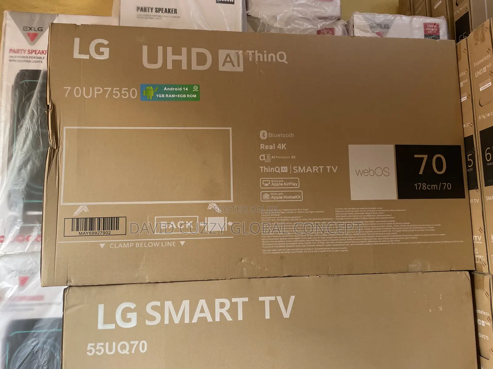 Lg 70 Inches Smart Frameless Tv