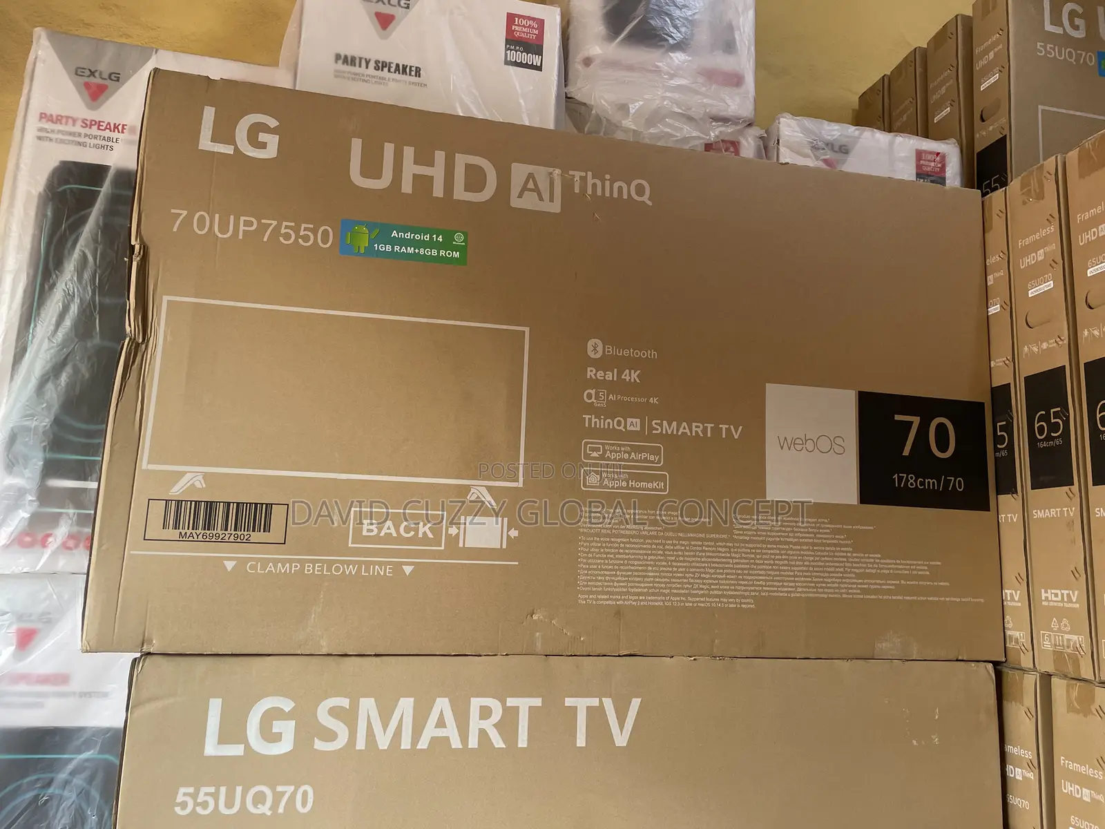 Lg 70 Inches Smart Frameless Tv