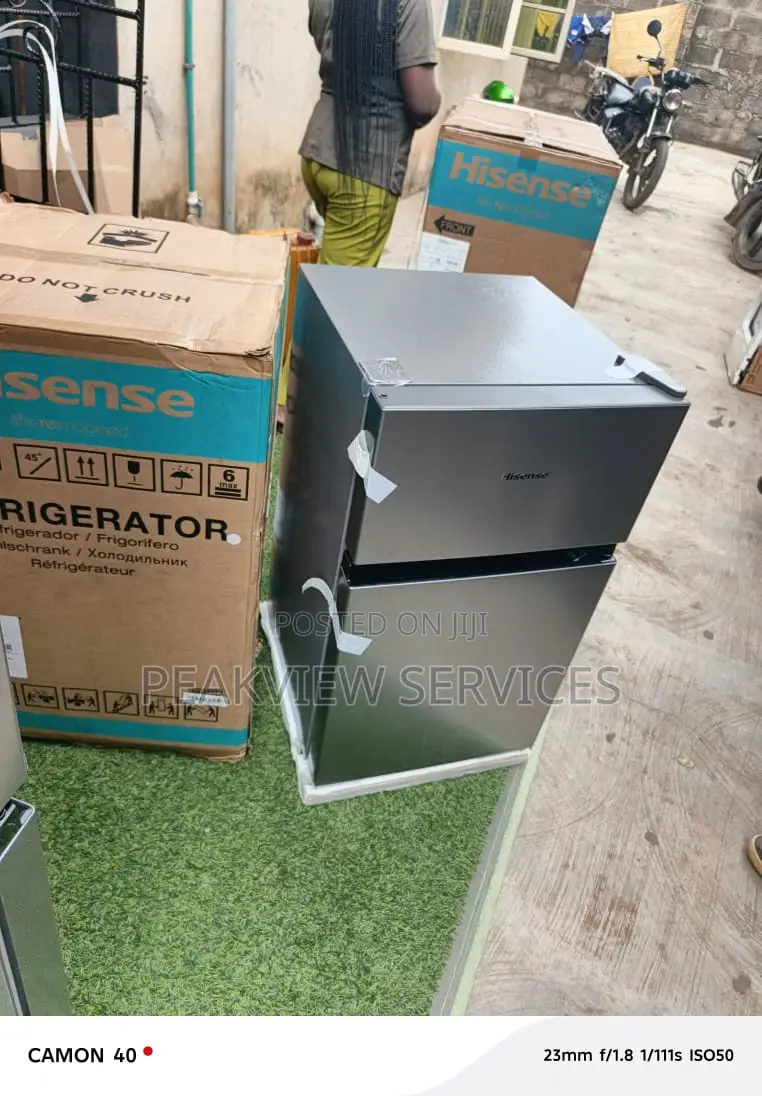 87l Hisense Double Door Fridge Ref-120dr