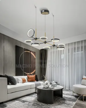 Iron Acrylic Molecular Pendant Lamp