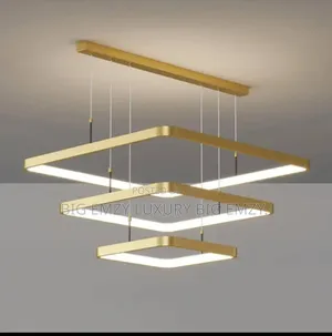 Modern Square Led Chandelier or Pendant Light.