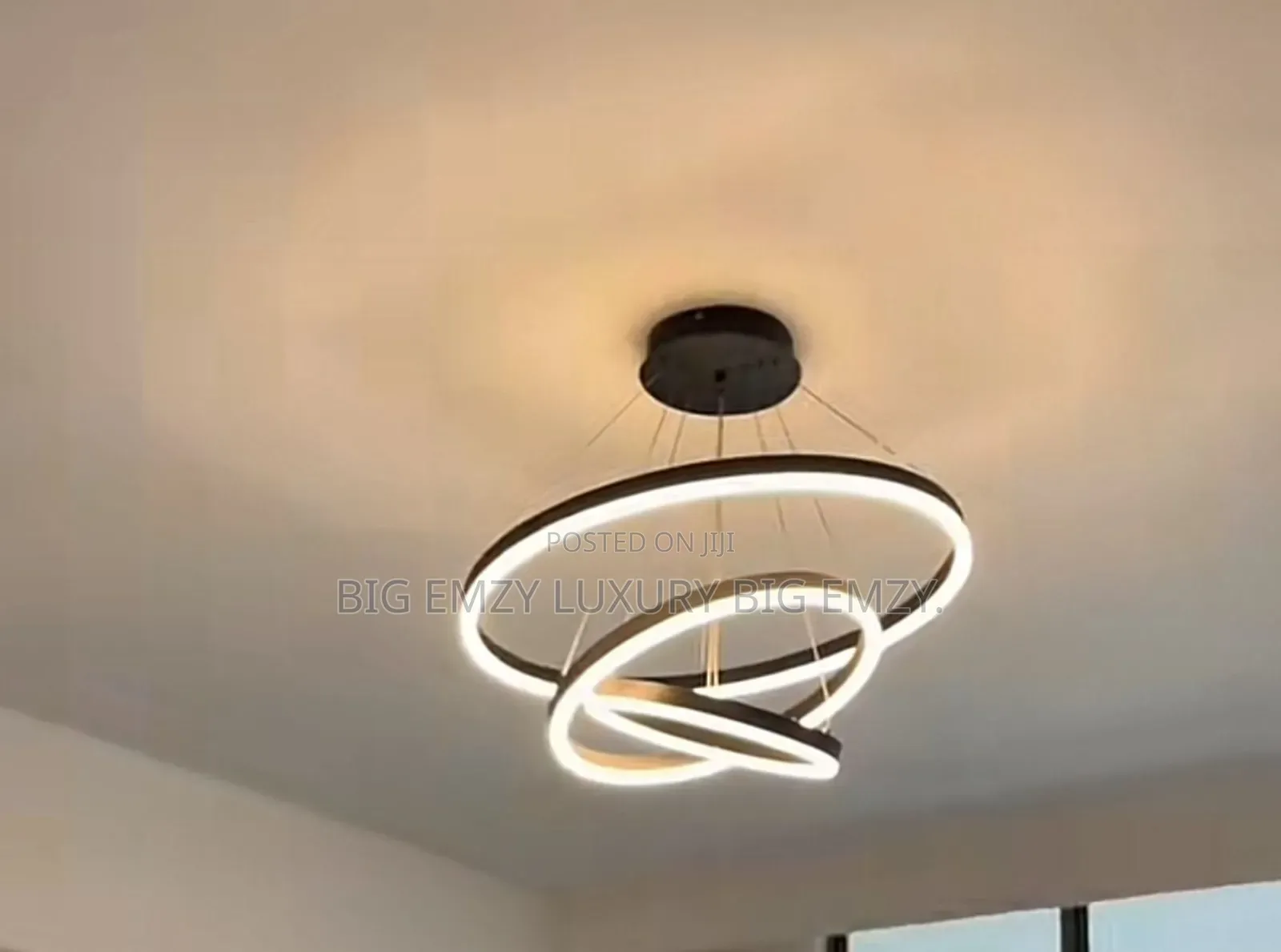 Modern Led Ring Chandelier 3-Ring Led Pendant Light.
