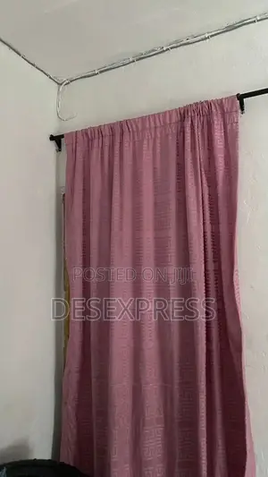 Pink Curtains(2 Pieces)