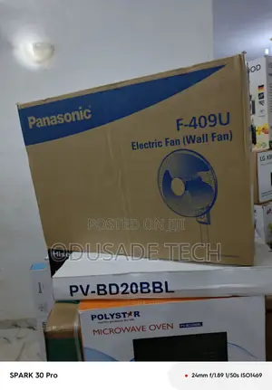 Panasonic F-409u Fan With Smooth Rotation