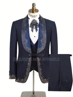 Quality Luxury Stone Daro Tuxedo Men’S Suit
