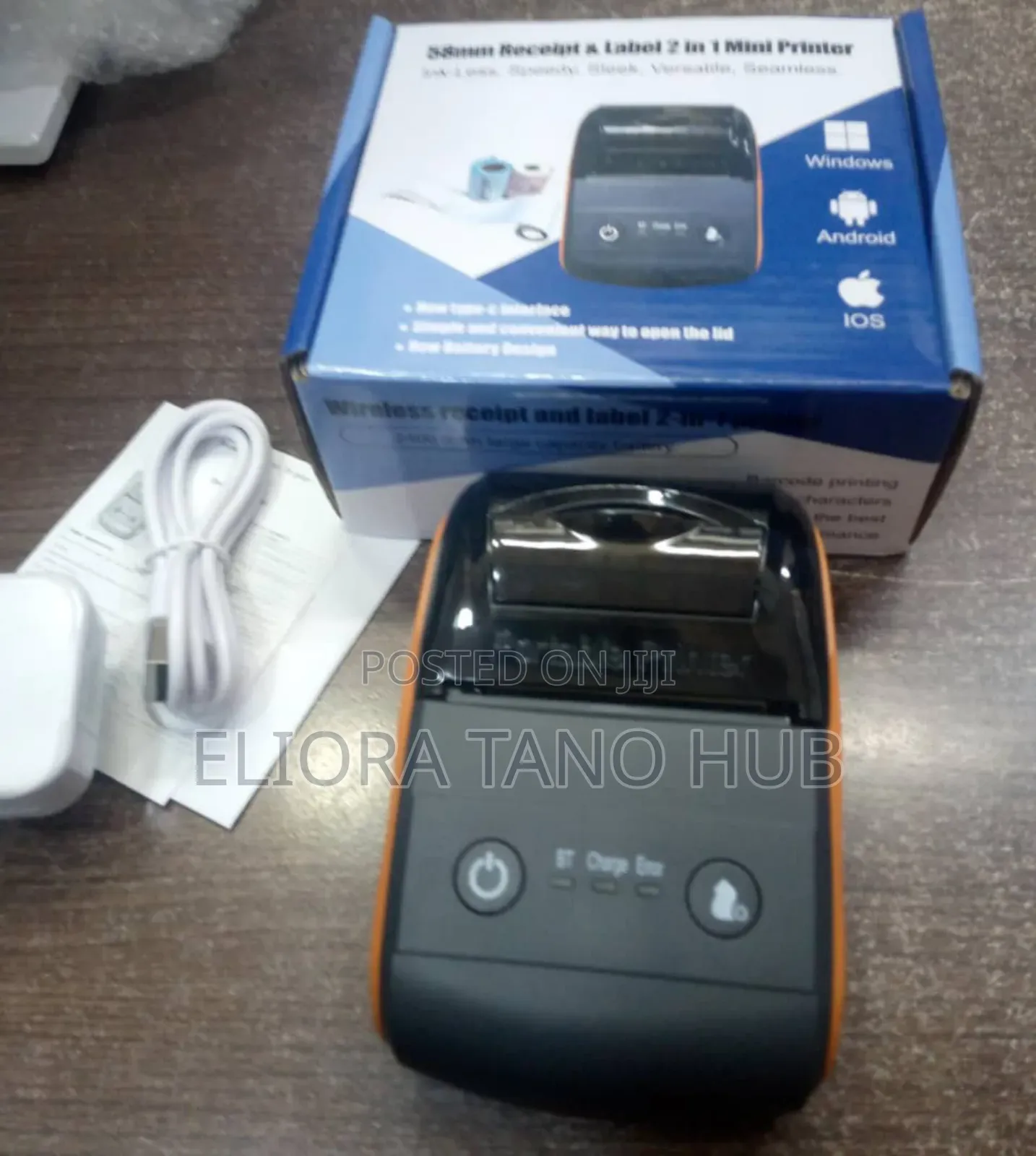 2 In 1 58mm, 80mm Wireless Receipt And Label Printer