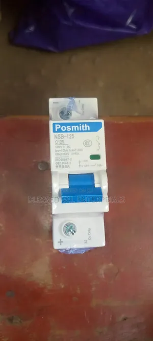 Posmith 125 Amps Dc/Ac Single Pole Breaker