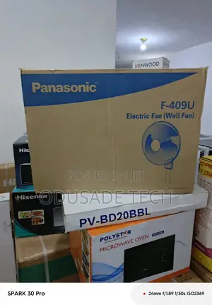Clean Panasonic Electric Wall Fan F-409u