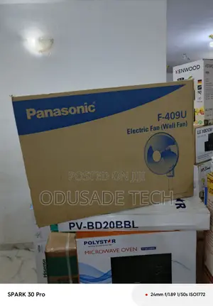 Well-Maintained Panasonic F-409u Mounted Fan