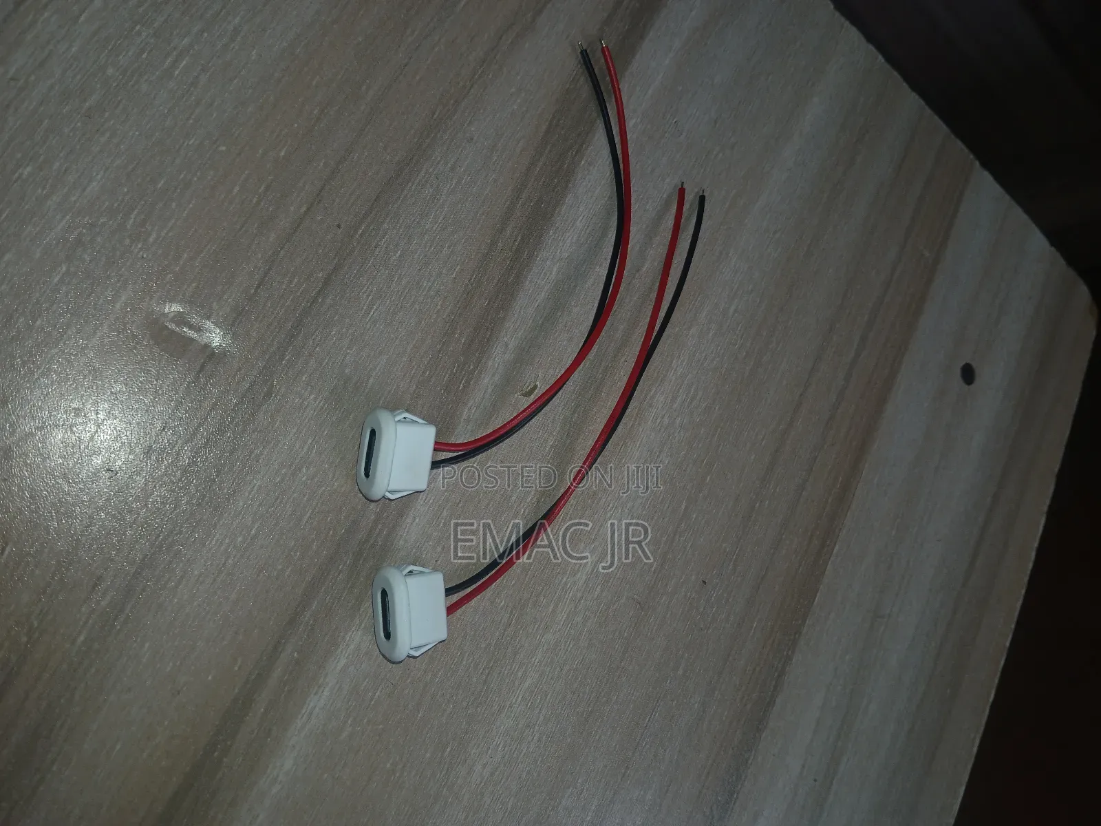 Usb Type-c Female Connectors With Attached Wires.