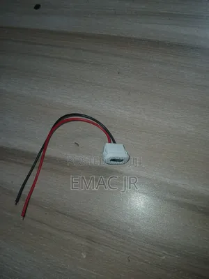 Usb Type-c Female Connectors With Attached Wires.