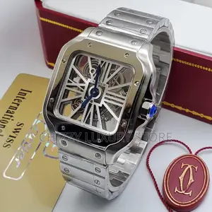 Cartier Quality Luxury Men Automatic Engine Wristwatch