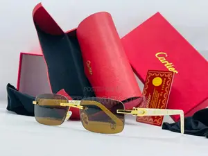Cartier Quality Luxury Men Wooden Frame Glasses
