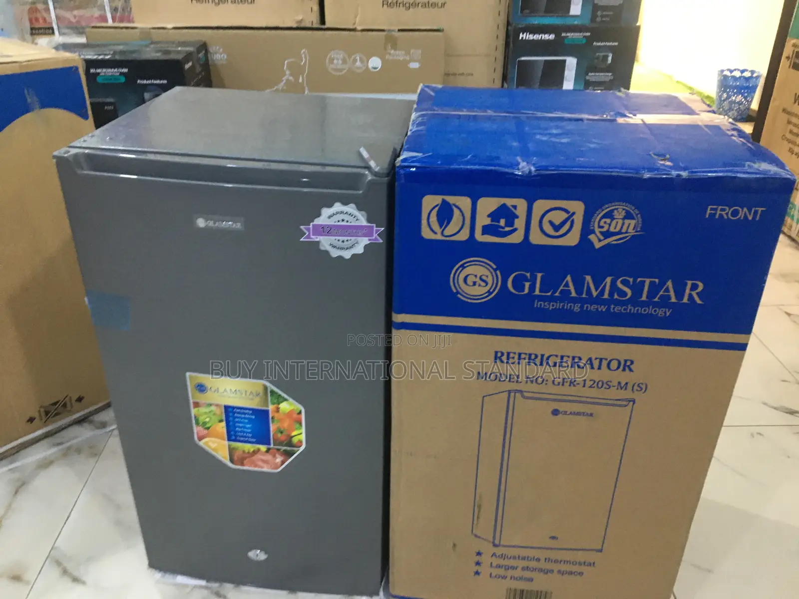 Glamstar 90l Compact Fridge With Strong Cooling