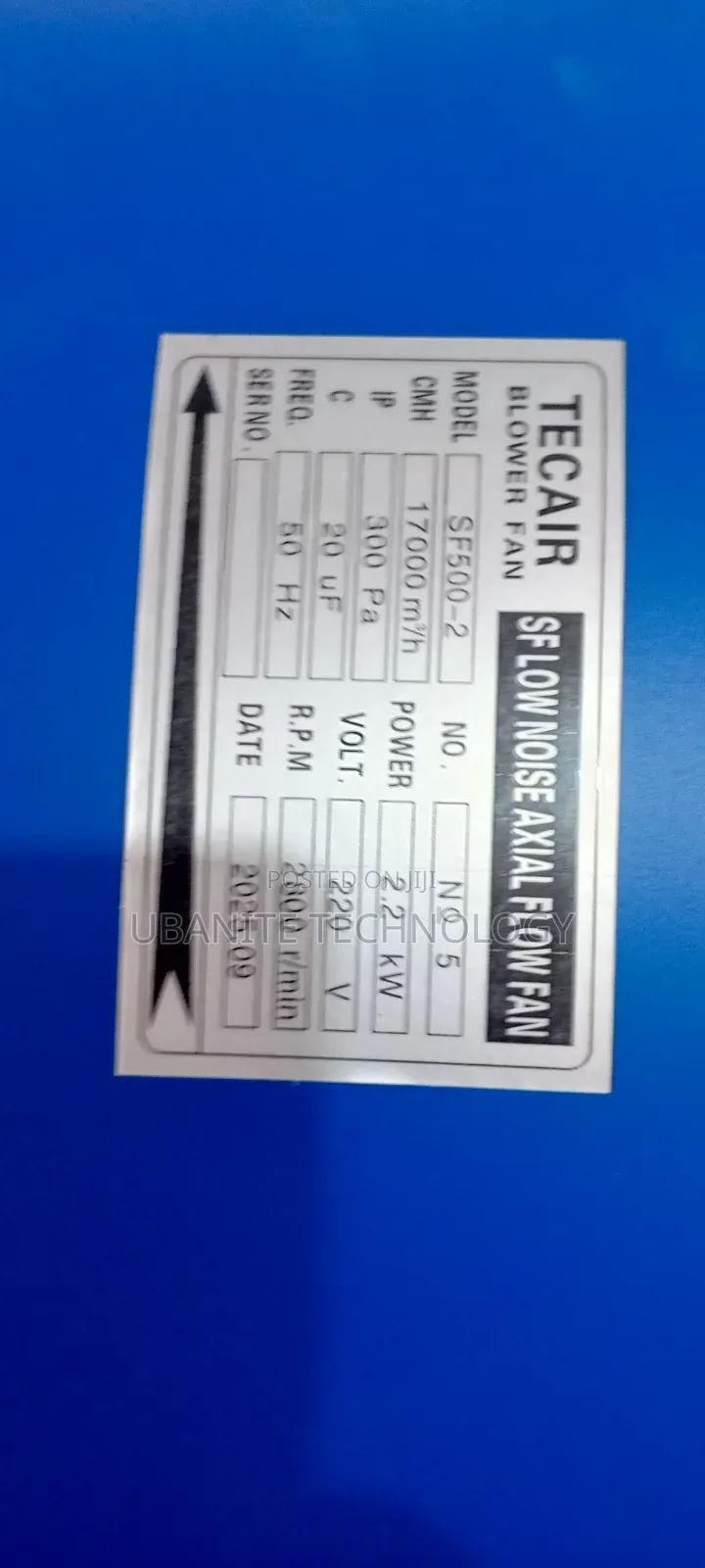 20" 220v High Speed