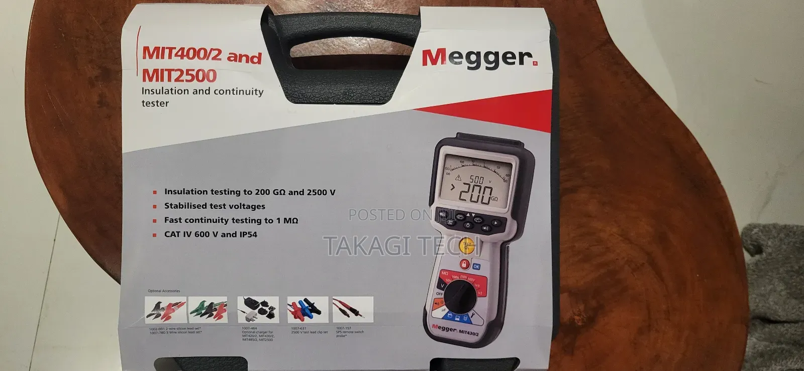 Megger Mit2500 2.5kv Insulation Tester