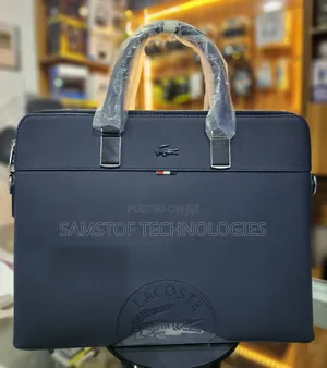 Lacoste Laptop Leather Bag