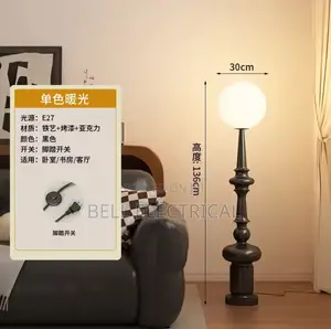 Floor Lamp, Light Luxury Bedroom Next To The Sofa