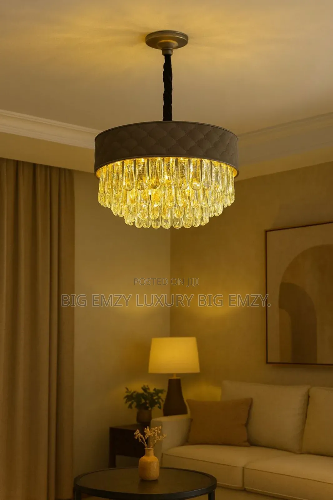 Modern Technology and Luxury Crystal Chandelier.