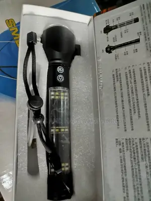 Security Touch Light With Siren, Solar, Pin Hammer
